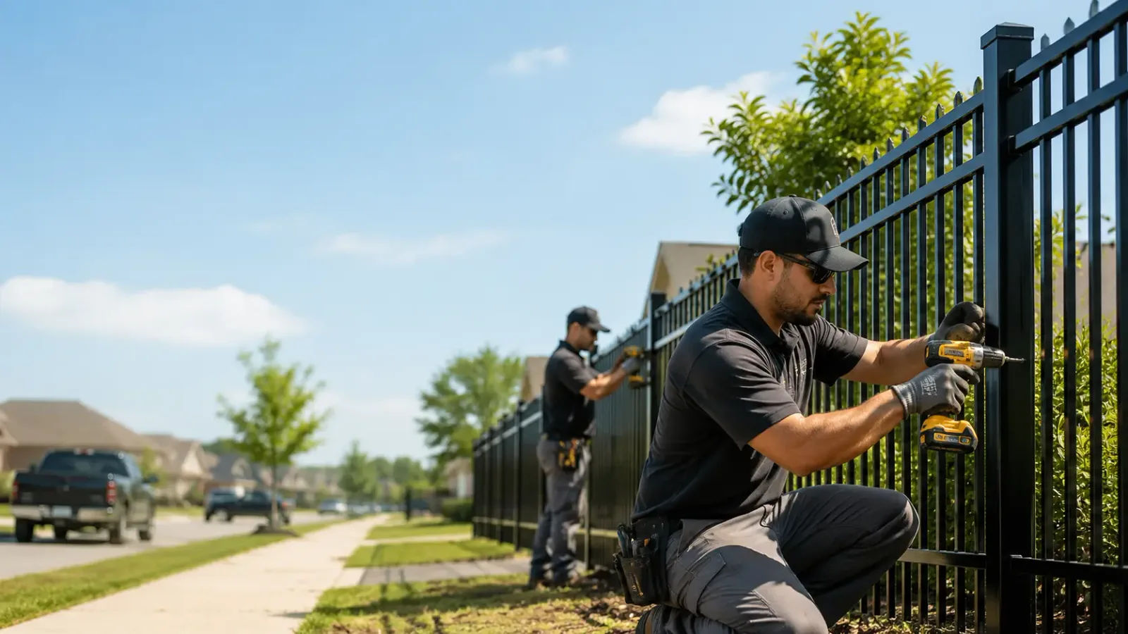 Metal Fence Installation in Magazine, AR